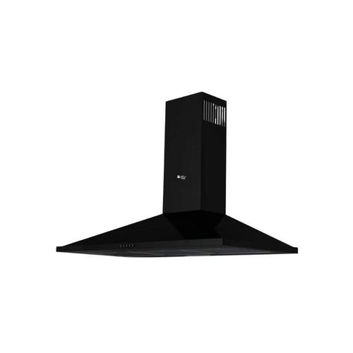 Kitchen Extractor Hood, Built-in, 60 cm, 1000 m/h Extraction Power, 3 Speeds, LED Lighting, ETO Pro Plus BL 60 - Black