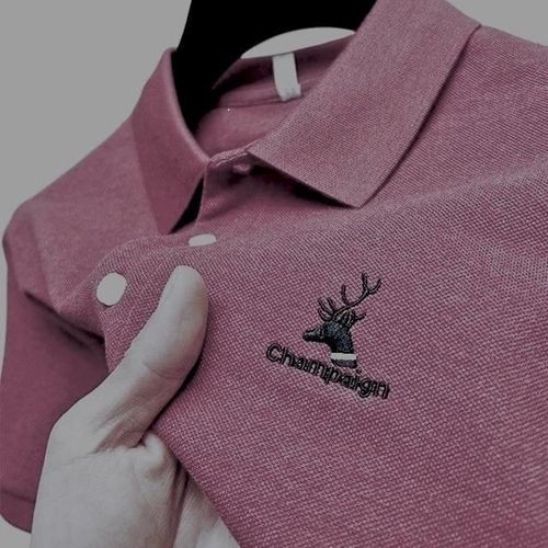 T-shirt with gazelle embroidery, imported fabric, high-quality finish.