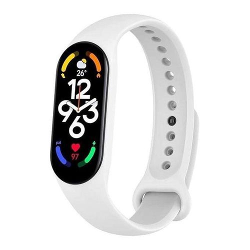 Breathable Replacement Silicone Sport Strap Compatible with Xiaomi Mi Band 5/6/7 Watch M5/M6/M7 One Size, Unisex Adult