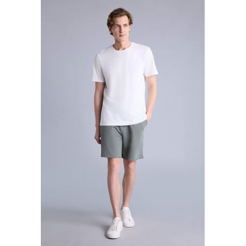 Regular Fit Thin Sweatshirt Fabric Shorts