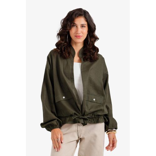 Drawstring Waist Shirt