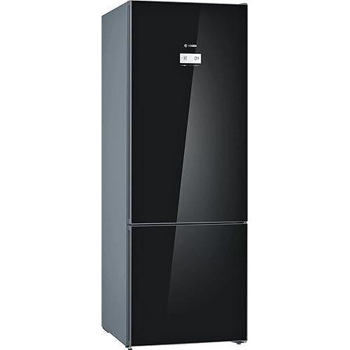 NoFrost Refrigerator with freezer at bottom Series 6 Free Standing 505 Liter - Digital Black - KGN56LB3E9