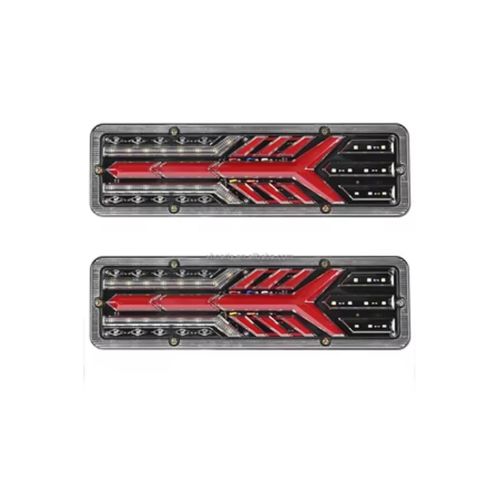 12/24V Waterproof LED Reverse Light for Trailers, Trucks, Boats, Vans - Brake, Steering, Reverse and Rear Fog Light (2 Pieces, Type)D-2208 30cm
