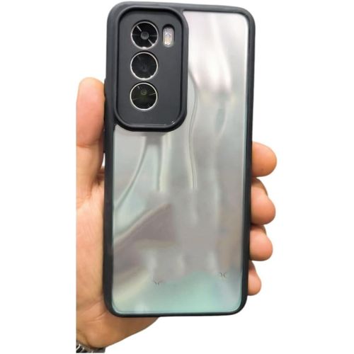 Maximum Protection Cover Transparent Anti-Yellowing Protective Hard Back With Silicone Frame Case For Vivo Y19s