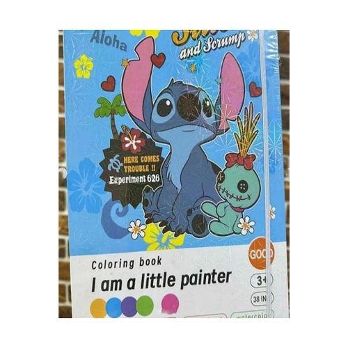 Children's Coloring Book, 38 Pieces, (Stitch)