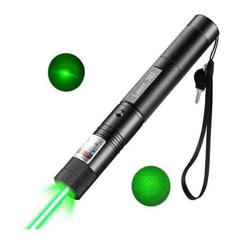 Laser 303 Green Laser Pen with Rechargeable Battery - Durable Aluminum Construction