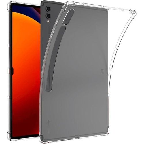 Clear case for Samsung Galaxy Tab S9 Ultra 2023, S8 Ultra 2022 14.6 inch (model SM-X910, X916, X900, X906), slim and lightweight protective cover made of soft TPU silicone, shock-absorbing