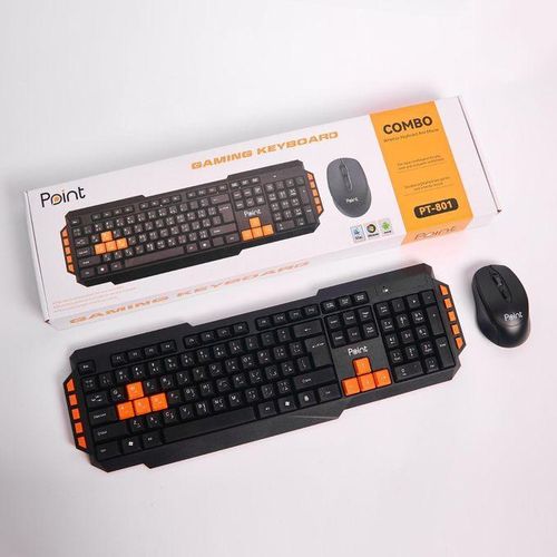 WIRELESS COMBO KB+MOUSE PT-801