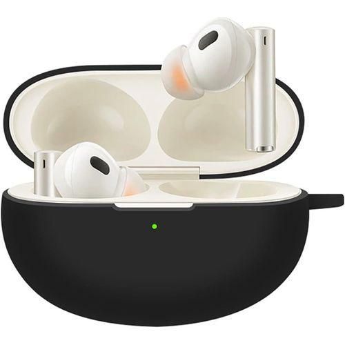 Cases Compatible with Realme Buds Air 6/Air 5, Silicone Case, Lightweight, Shockproof, Portable - Black