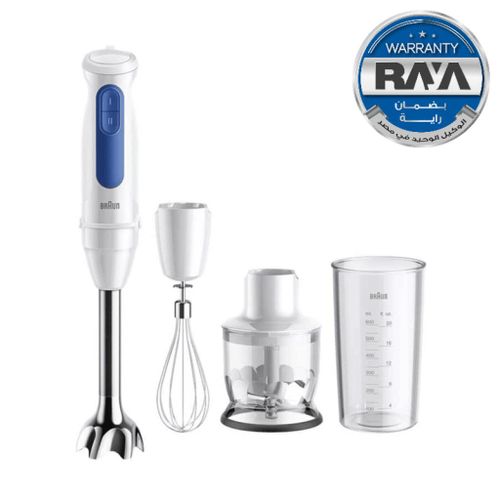 MultiQuick 3 Multifunction Hand Blender, 600 ml, 900 Watt, White (Warranty 2 years) - MQ30202M