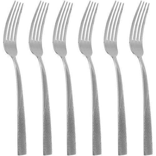 Stainless Steel 6 Piece Fork Set, Silver 27