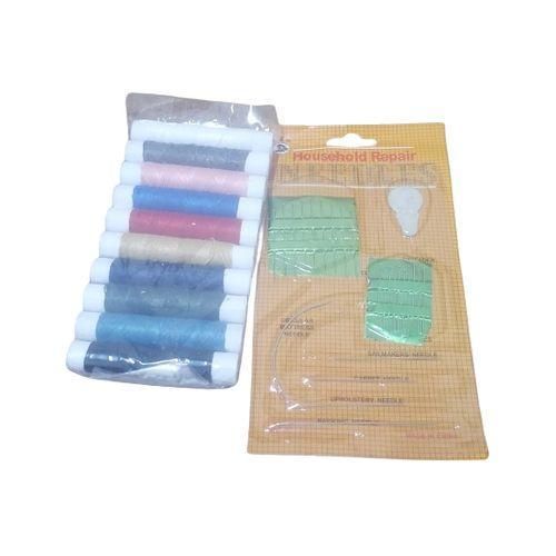 -colored Thread Spool + 24 Sewing Needles And Retractors For Sewing Supplies