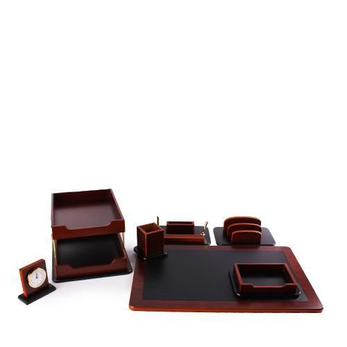 مجموعة مكتب خشبية 8 قطع