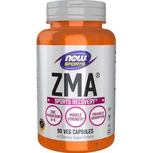 Sports Nutrition, ZMA (Zinc, Magnesium and Vitamin B-6), Enhanced Absorption, Sports Recovery*, 90 Capsules