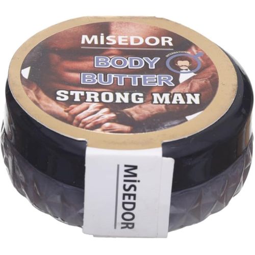 Strong Man Body Butter Deep Moisturizing Cream for Men - Black