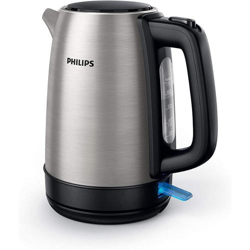 Electric Kettle Daily Collection 3000 Series 1.7L 2200W – Model HD9350/92 – black/ Silver