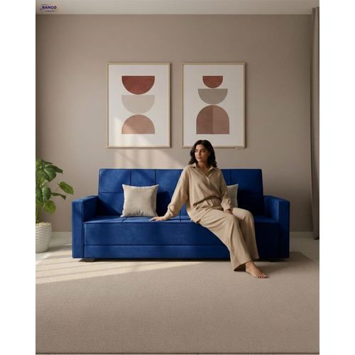 Sofa Bed, 120 x 210 cm, Gray, Suitable for Living Rooms, Guest Rooms, and Small Spaces
