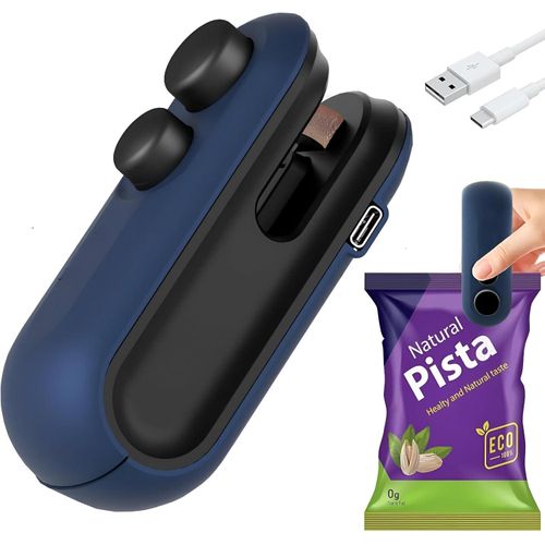 Bag Closer - Efficient Electric Sealant for Food Bags, Compact Design, Rechargeable Power Source, Ensuring Freshness and Preventing Spills with Simple Operation