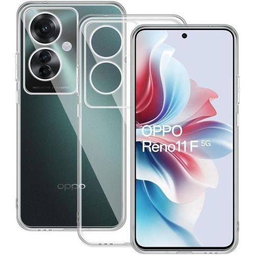 Clear Soft TPU Gel Flexible Anti-Scratch Protective Case Compatible with Oppo Reno 11F 5G 11F