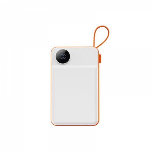 WiWU Core Wireless Charger 10000 Mah Power Bank - White + Orange