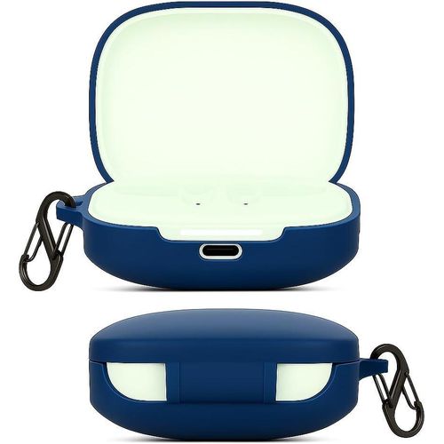 غطاء سيليكون ناعم مع مشبك لـ Redmi Buds 7S (أزرق)