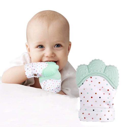 Soothing Pain Relief Baby Teething Gloves