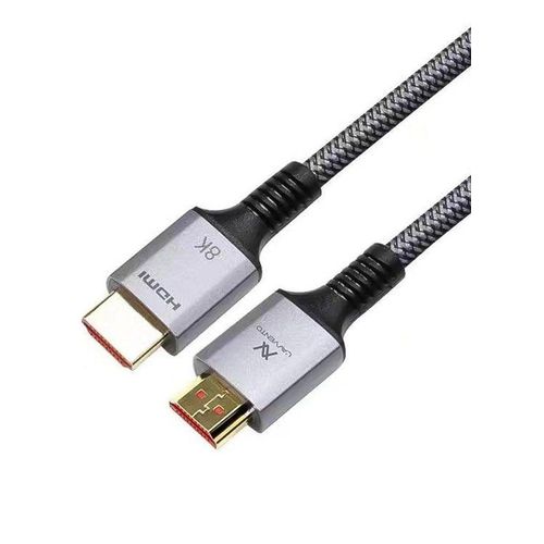 L'AVVENTO Lavvento 8K HDMI cable, 1.5 meters long, strong nylon, high resolution, high speed, 48Gbps, 60Hz, supports HDR, compatible with MacBook Pro, PlayStation 4/5 and all smart devices. Screens