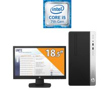 ProDesk 400 G4 Microtower PC - Intel Core i5 - 4GB RAM - 500GB HDD - Intel GPU - DOS + V197 - 18.5" HD Monitor