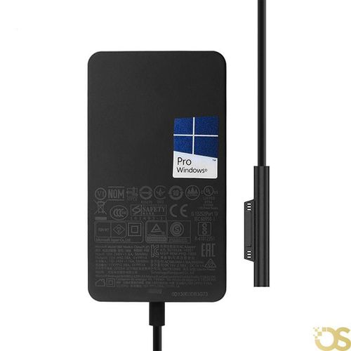 Laptop charger compatible with Microsoft with a power of 44 W output 1705 V 258 A