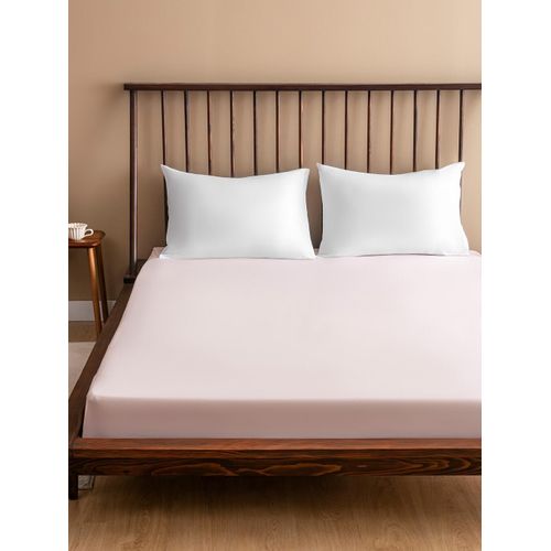 Plain Double Fitted Sheet