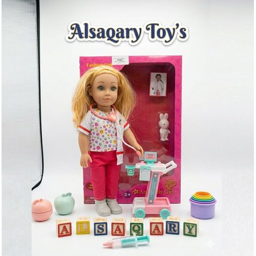 Amicbaly Girl Doctor Doll Playset