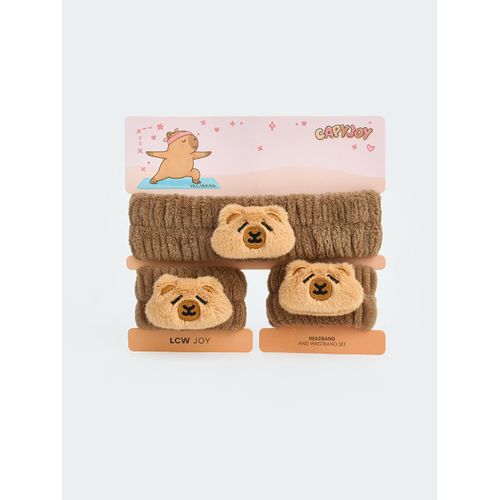 Bear Figured Girl's Hairband Set