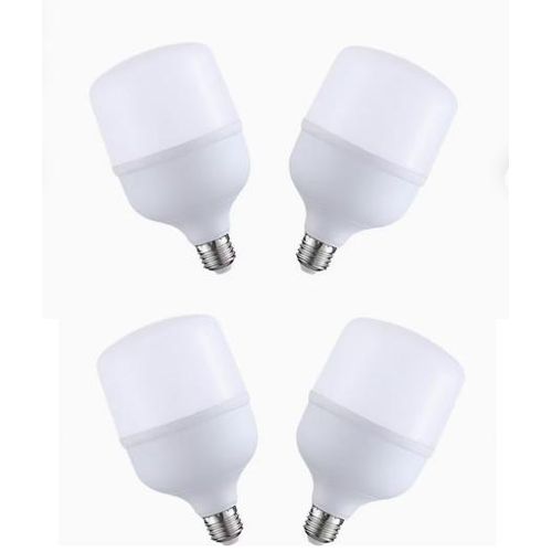 35W LED bulb, E27 screw base - medium size, white, 4 pieces
