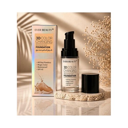 3D Color Changing Foundation – SPF 45 Waterproof