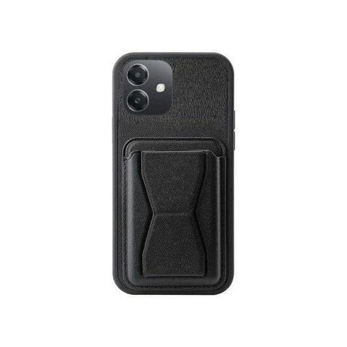 Green Wallet Case with Leather, Shockproof TPU Frame, and Card Holder for Easy Storage Compatible with iPhone 12 - Black