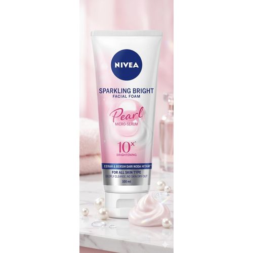 Sparkling Bright Facial Foam with Pearl Micro-Serum - 100ml