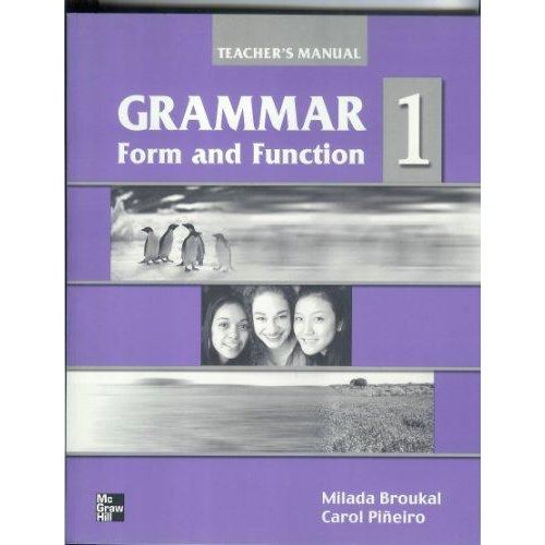 Grammar Form and Function 1 Teacher's Manual Ed 1
