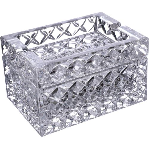 Crystal Ashtray - Clear, One Size