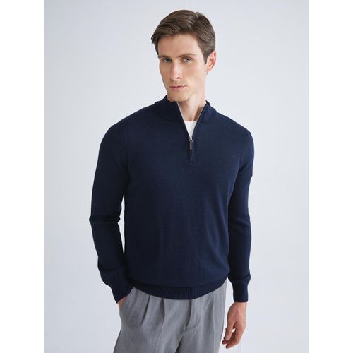 Turtleneck Wool Blend Men's Knit Sweater