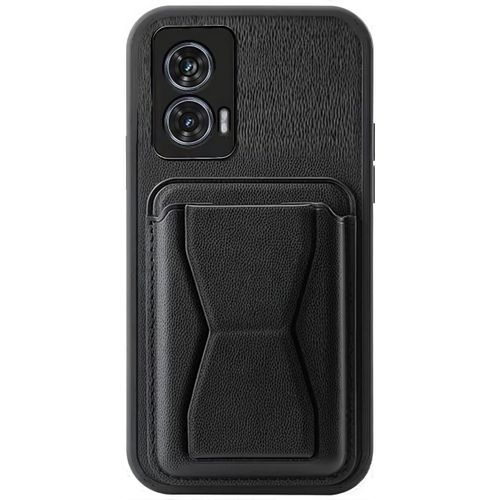 Leather Case Compatible with Moto G85 Edge 50 Fusion Shockproof Leather Back Cover with Built-in Card Holder Made of PU Leather for Stylish Look and Comfortable Grip