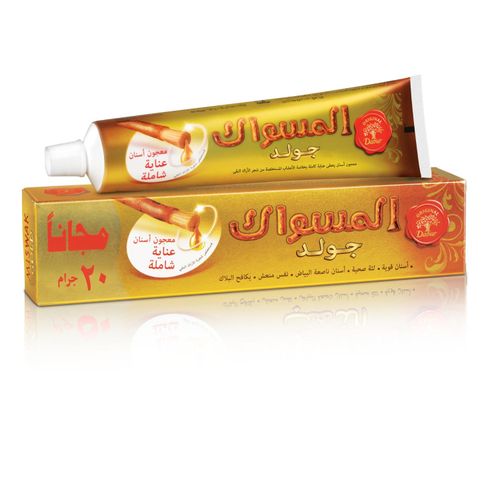 Miswak Gold Fresh Toothpaste (120g) + 20g Free