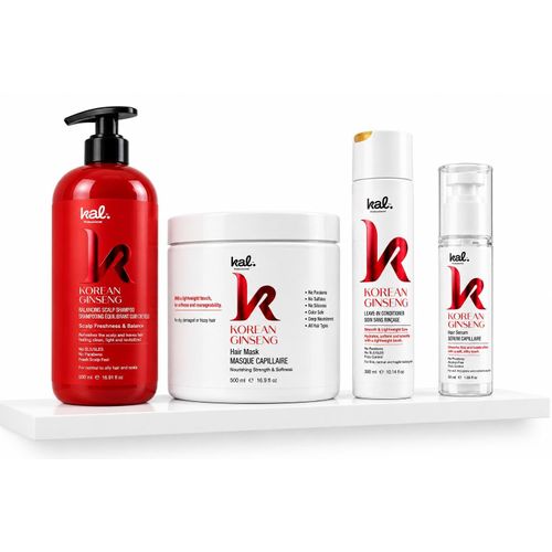 Professionnel - Korean Ginseng - Combo - Shampoo 500ml + Mask 500ml + Serum 50ml + Leave-in 300ml