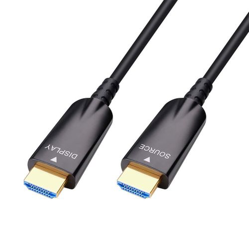 40m Fiber Optic HDMI Cable 4K 60Hz 1080p HD Video 3D ARC HDCP CEC High Speed Long Cord for Computer Monitor TV Projector 32 Feet Black
