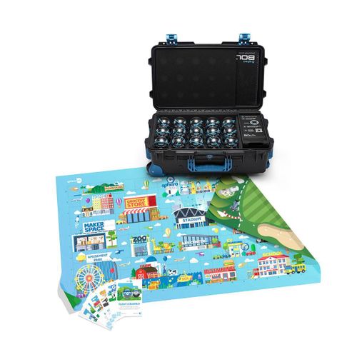 BOLT+ Power Pack & Space/Soccer Code Mat (15 robots: 30 students)
