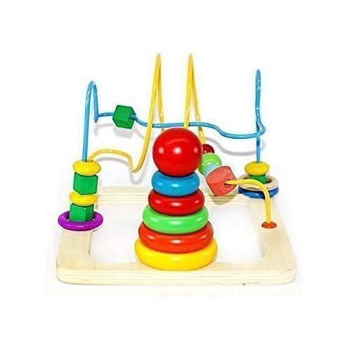 beads Wooden Maze Toy for Kids, Maze, Wooden Ring Pole
