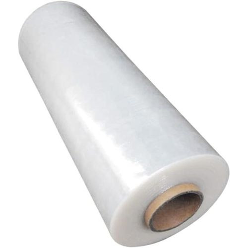 18 Stretch Film/Wrap 1500 feet 80 Gauge Industrial, Clear Packing Moving Packaging Heavy Duty Shrink Film (1 Roll)
