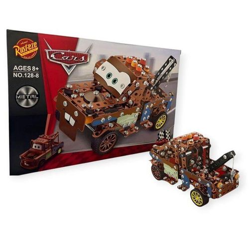 Car Construction Building Set, Metal Assembly Car Model Kit, Educational Toy