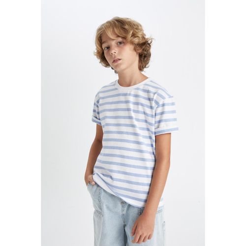 Boy Regular Fit Short Sleeve T-Shirt - Blue