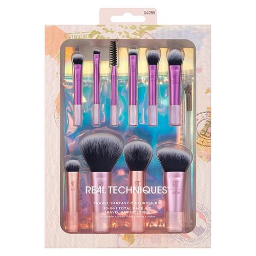 REAL TECHNIQUES RT Travel Fantasy Mini Travel Brush Set Rust