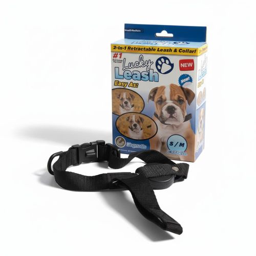 2-in-1 Dog Retractable Leash & Collar - Magnetic and Comfortable for Small and Medium Dogs - 1pcs